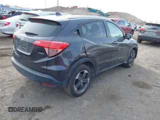 2018 Honda HR-V EX-L with VIN 3CZRU6H7XJM719006, listed as a IAAI auction lot 41333855 with 57,678 mi miles and . Bid and sale history available at carsss.com. Image 4.