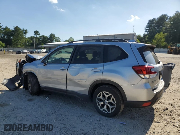 2019 Subaru Forester Premium with VIN JF2SKAEC4KH590561, listed as a Copart auction lot 62214145 with 48,496 mi miles and Salvage title. Bid and sale history available at DreamBid. Image 2.