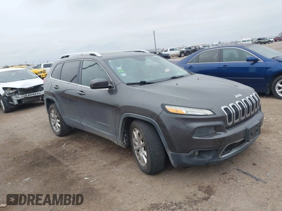 2014 Jeep Cherokee Limited with VIN 1C4PJLDS9EW301718, listed as a IAAI auction lot 41615778 with 114,022 mi miles and . Bid and sale history available at DreamBid. Image 13.