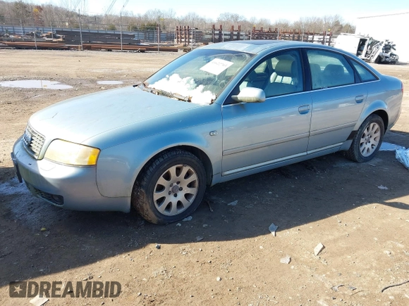 2002 Audi A6 3.0L with VIN WAULT64B42N036392, listed as a IAAI auction lot 41622703 with 145,737 mi miles. Bid and sale history available at carsss.com. Image 2.