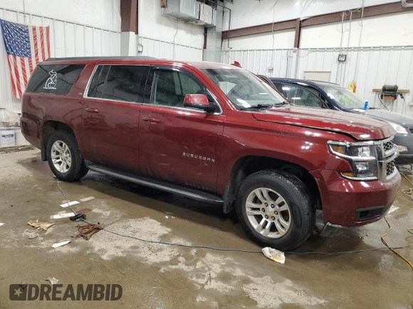 2016 Chevrolet Suburban LS with VIN 1GNSKGKC9GR186153, listed as a Copart auction lot 84402854 with 0 mi miles and Non Repairable. Bid and sale history available at carsss.com. Image 4.