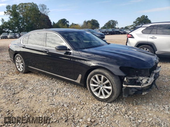 2018 BMW 7 Series 740i xDrive with VIN WBA7E4C5XJGV24003, listed as a Copart auction lot 71395443 with 63,558 mi miles. Bid and sale history available at carsss.com. Image 4.