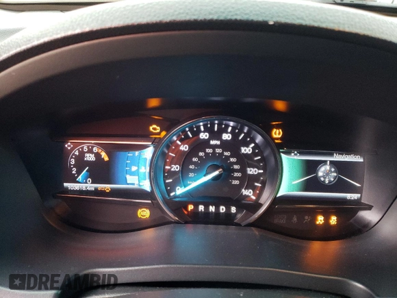 2017 Ford Explorer XLT with VIN 1FM5K8D85HGA83650, listed as a Copart auction lot 45847155 with 103,618 mi miles and Salvage Title. Bid and sale history available at DreamBid. Image 9.