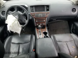 2019 Nissan Pathfinder Platinum with VIN 5N1DR2MM6KC651274, listed as a Copart auction lot 52737215 with 37,459 mi miles and Salvage title. Bid and sale history available at DreamBid. Image 8.