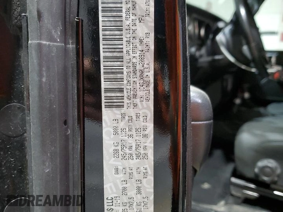 2020 Jeep Wrangler Sport S с VIN 1C4GJXAN0LW208914, выставлен на аукционе Copart как лот 54776855 с пробегом 75 200 миль миль и Списание • Salvage title. История ставок и продаж доступна на DreamBid. Изображение 13.