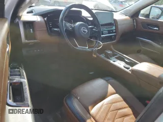 2023 Nissan Pathfinder Platinum with VIN 5N1DR3DJ4PC227904, listed as a Copart auction lot 52177715 with 55,282 mi miles and Salvage title. Bid and sale history available at DreamBid. Image 8.