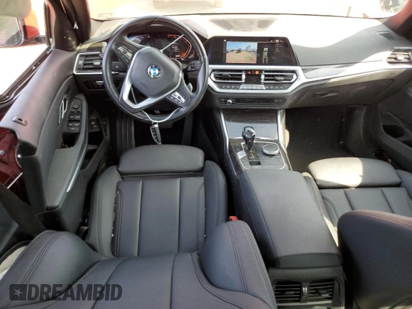 2020 BMW 3 Series 330i with VIN 3MW5R1J03L8B22097, listed as a Copart auction lot 54846115 with 109,637 mi miles and Salvage title. Bid and sale history available at DreamBid. Image 8.