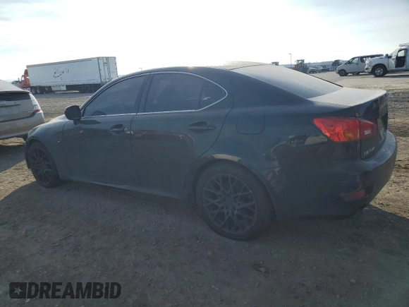 2006 Lexus IS 250 Manual with VIN JTHBK262262011648, listed as a Copart auction lot 43478415 with 328,251 mi miles and Clean Title. Bid and sale history available at carsss.com. Image 2.