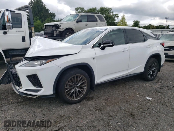 2020 Lexus RX with VIN 2T2SZMDA5LC240255, listed as a Copart auction lot 66513494 with 24,418 mi miles and Salvage Title. Bid and sale history available at carsss.com. Image 1.