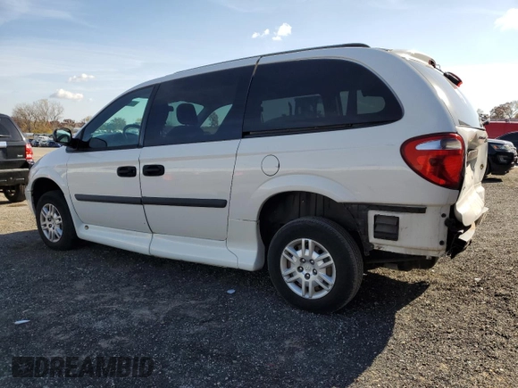 2007 Dodge Grand Caravan SE with VIN 1D4GP24R37B184754, listed as a Copart auction lot 77751954 with 112,039 mi miles and Clean Title. Bid and sale history available at DreamBid. Image 2.