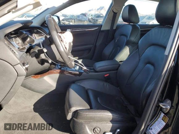 2013 Audi A4 Premium Plus with VIN WAUFFAFL3DN047030, listed as a Copart auction lot 80954034 with 0 mi miles and Salvage Title. Bid and sale history available at carsss.com. Image 7.