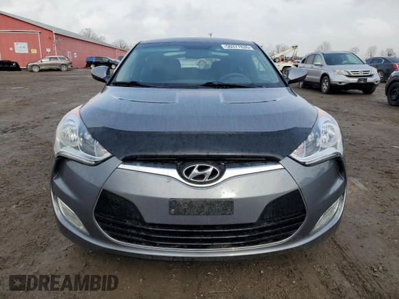 2012 Hyundai Veloster w/Black Int z VIN KMHTC6ADXCU025876, wystawiony jako Copart lot #50377835 z przebiegiem 185 181 mil mil oraz Czysty tytuł • Clean title. Historia ofert i sprzedaży dostępna na DreamBid. Obrazek 5.