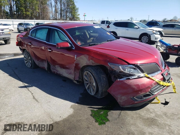 2014 Lincoln MKS with VIN 1LNHL9DKXEG609522, listed as a Copart auction lot 47990205 with 151,245 mi miles and Non Repairable. Bid and sale history available at DreamBid. Image 4.