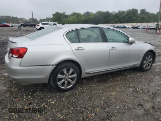 2008 Lexus GS 350 with VIN JTHCE96SX80016695, listed as a Copart auction lot 71560974 with 0 mi miles and Salvage Title. Bid and sale history available at carsss.com. Image 3.