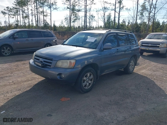 2006 Toyota Highlander with VIN JTEGP21AX60100267, listed as a IAAI auction lot 41440993 with 264,226 mi miles. Bid and sale history available at carsss.com. Image 2.