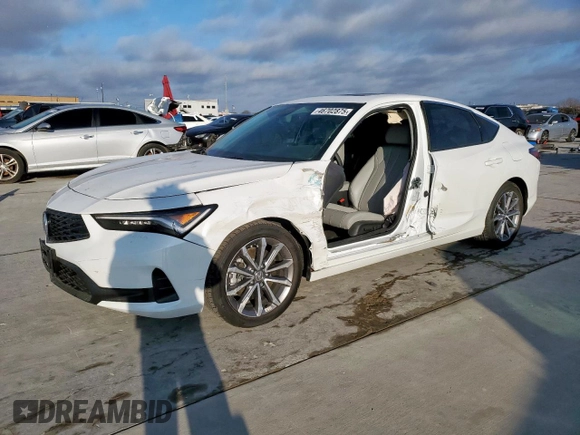 2025 Acura Integra with VIN 19UDE4H22SA001665, listed as a Copart auction lot 46702875 with 6,408 mi miles and Salvage Title. Bid and sale history available at DreamBid. Image 1.