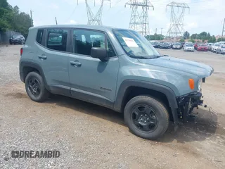 2018 Jeep Renegade Sport with VIN ZACCJBAB5JPH36126, listed as a IAAI auction lot 42779982 with 53,892 mi miles and . Bid and sale history available at DreamBid. Image 1.
