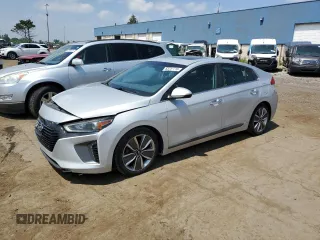 2018 Hyundai Ioniq Limited with VIN KMHC85LCXJU071785, listed as a Copart auction lot 63737715 with 73,002 mi miles and Clean title. Bid and sale history available at DreamBid. Image 1.