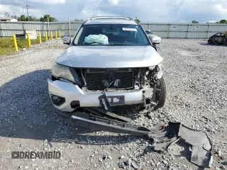 2017 Nissan Pathfinder SL with VIN 5N1DR2MNXHC675899, listed as a Copart auction lot 59728355 with 145,402 mi miles and Salvage title. Bid and sale history available at DreamBid. Image 5.