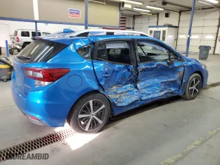 2022 Subaru Impreza Premium with VIN 4S3GTAV6XN3716242, listed as a Copart auction lot 42440035 with 0 mi miles and Salvage Title. Bid and sale history available at carsss.com. Image 3.