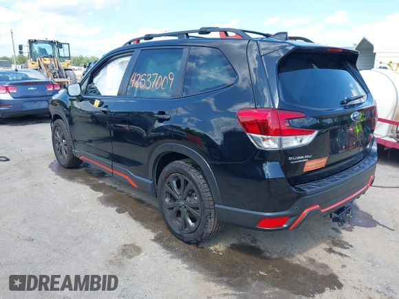 2023 Subaru Forester Special Sports with VIN JF2SKAJC1PH437780, listed as a IAAI auction lot 42537009 with 31,288 mi miles and . Bid and sale history available at DreamBid. Image 3.