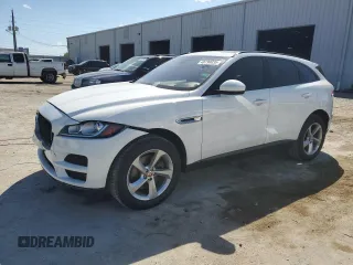 2018 Jaguar F-PACE 30t Premium with VIN SADCJ2GX9JA295656, listed as a Copart auction lot 48790035 with 101,872 mi miles and Salvage Title. Bid and sale history available at carsss.com. Image 1.