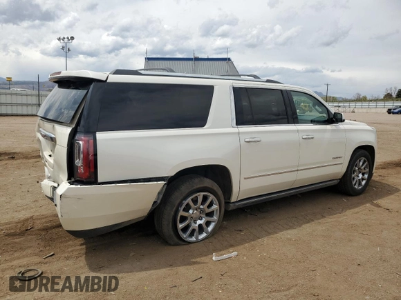 2015 GMC Yukon XL Denali with VIN 1GKS2JKJ1FR739837, listed as a Copart auction lot 54489665 with 171,270 mi miles and Clean Title. Bid and sale history available at carsss.com. Image 3.