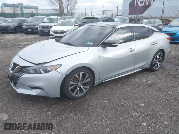 2017 Nissan Maxima SV with VIN 1N4AA6AP9HC406195, listed as a IAAI auction lot 41747116 with 97,213 mi miles. Bid and sale history available at carsss.com. Image 19.