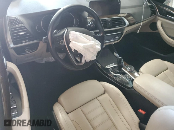 2018 BMW X3 xDrive30i with VIN 5UXTR9C5XJLD60568, listed as a Copart auction lot 54338055 with Not Provided miles and Salvage Title. Bid and sale history available at DreamBid. Image 8.