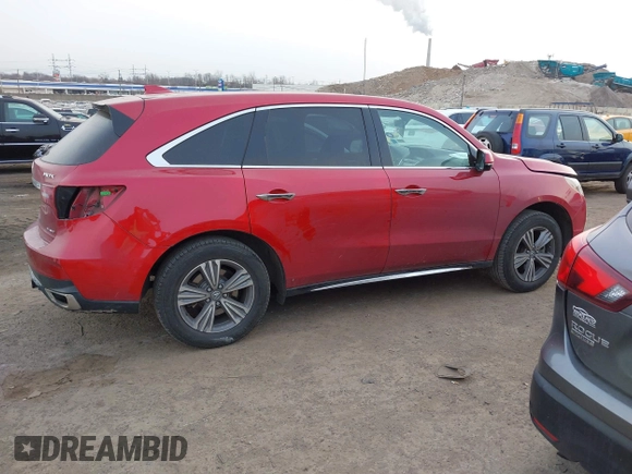 2020 Acura MDX with VIN 5J8YD4H31LL049113, listed as a IAAI auction lot 41315149 with 39,030 mi miles. Bid and sale history available at carsss.com. Image 13.