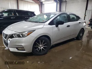 2021 Nissan Versa S with VIN 3N1CN8DV5ML908104, listed as a Copart auction lot 61296525 with 65,430 mi miles and Salvage title. Bid and sale history available at DreamBid. Image 1.
