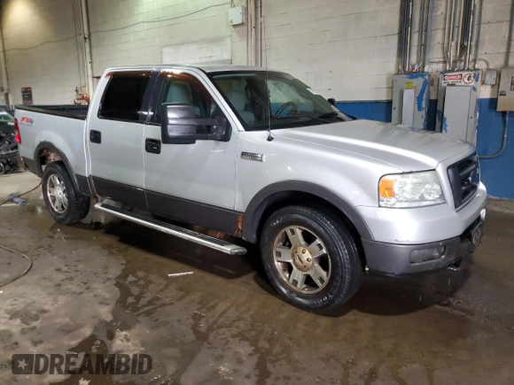 2005 Ford F-150 XLT with VIN 1FTPW14585KD55681, listed as a Copart auction lot 51091235 with 215,762 mi miles and Clean Title. Bid and sale history available at carsss.com. Image 4.