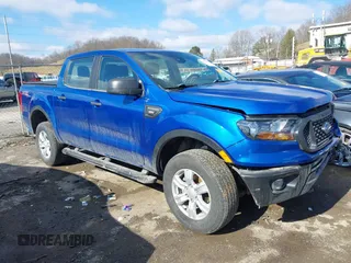2019 Ford Ranger XL with VIN 1FTER4FH9KLB20431, listed as a IAAI auction lot 41537894 with 37,573 mi miles. Bid and sale history available at carsss.com. Image 1.