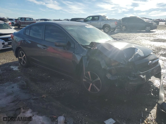 2020 Subaru Impreza Premium with VIN 4S3GKAD66L3611697, listed as a Copart auction lot 88442635 with 58,033 mi miles and Salvage Title. Bid and sale history available at carsss.com. Image 4.