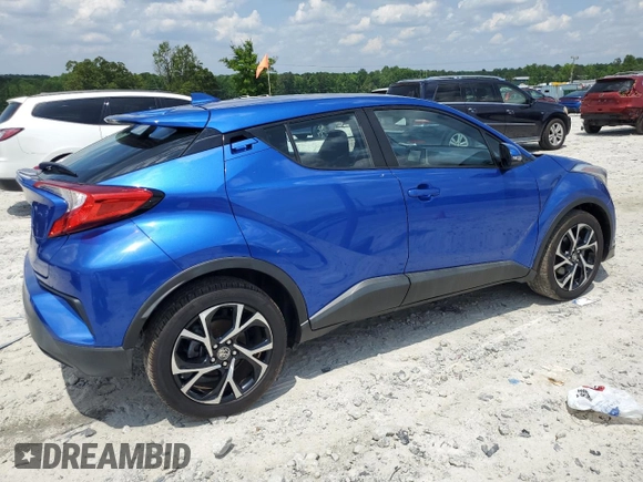 2018 Toyota C-HR XLE with VIN NMTKHMBX8JR053061, listed as a Copart auction lot 55283675 with 83,133 mi miles and Clean title. Bid and sale history available at DreamBid. Image 3.