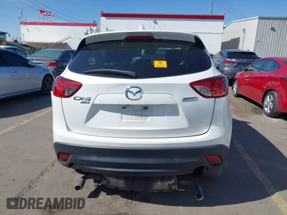 2015 Mazda CX-5 Grand Touring with VIN JM3KE4DY5F0526335, listed as a IAAI auction lot 41756046 with 1 mi miles. Bid and sale history available at carsss.com. Image 16.