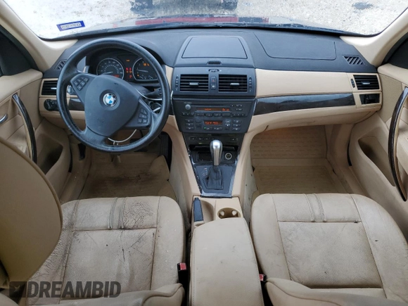 2008 BMW X3 3.0si with VIN WBXPC93438WJ16880, listed as a Copart auction lot 50837765 with 108,825 mi miles and Clean Title. Bid and sale history available at carsss.com. Image 8.