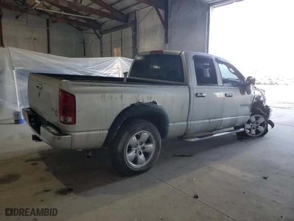 2005 Dodge Ram 1500 SLT with VIN 1D7HU18D85S358677, listed as a Copart auction lot 49873705 with 0 mi miles and Non Repairable. Bid and sale history available at carsss.com. Image 3.