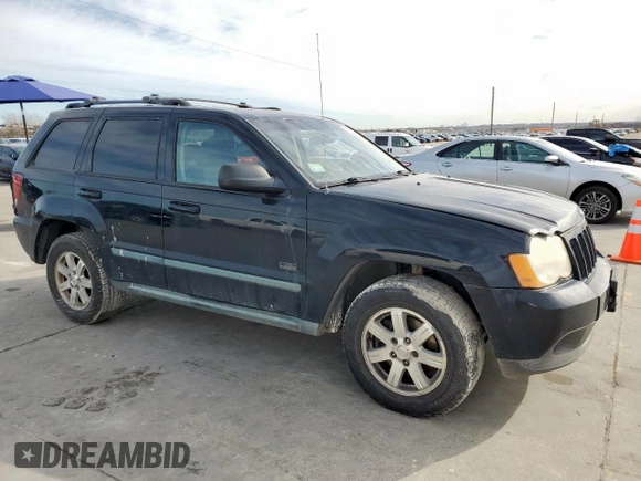 2008 Jeep Grand Cherokee with VIN 1J8HS48N28C182467, listed as a Copart auction lot 47081165 with 143,936 mi miles and Salvage title. Bid and sale history available at DreamBid. Image 4.