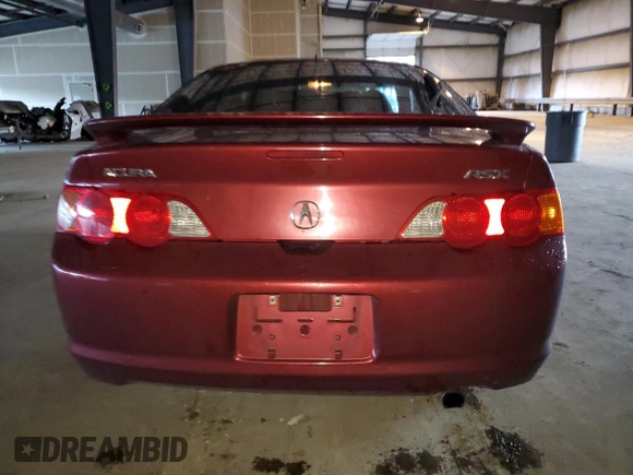 2003 Acura RSX with VIN JH4DC54823C010553, listed as a Copart auction lot 80429714 with 280,443 mi miles and Salvage Title. Bid and sale history available at carsss.com. Image 6.