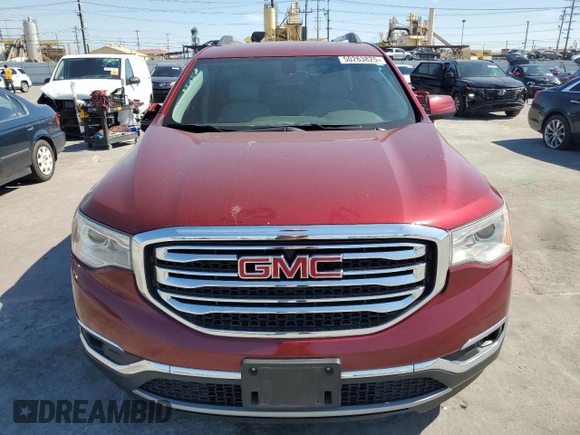 2017 GMC Acadia SLT with VIN 1GKKNMLAXHZ264117, listed as a Copart auction lot 50263825 with 63,406 mi miles and Salvage Title. Bid and sale history available at carsss.com. Image 5.