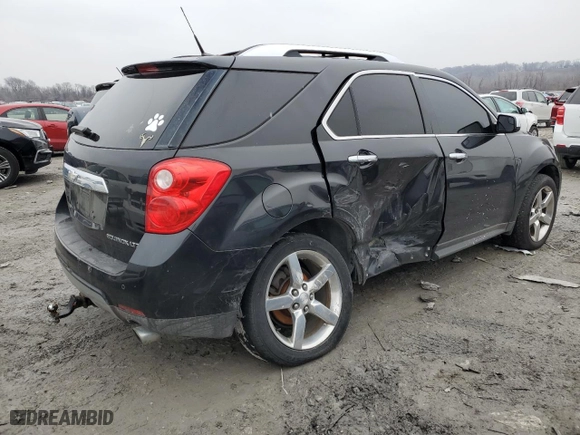 2012 Chevrolet Equinox LTZ with VIN 2GNFLFE59C6322468, listed as a Copart auction lot 44570595 with 201,399 mi miles and Salvage Title. Bid and sale history available at carsss.com. Image 3.
