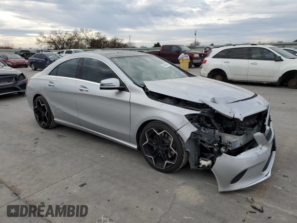 2018 Mercedes-Benz CLA 250 with VIN WDDSJ4EB1JN640283, listed as a Copart auction lot 79945943 with 65,326 mi miles and . Bid and sale history available at DreamBid. Image 4.
