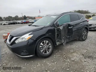 2017 Nissan Murano SL with VIN 5N1AZ2MG4HN199352, listed as a Copart auction lot 86450184 with 106,248 mi miles and Salvage Title. Bid and sale history available at carsss.com. Image 1.