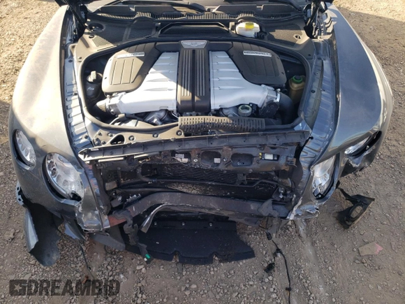 2013 Bentley Continental GT with VIN SCBGR3ZA7DC079577, listed as a Copart auction lot 76299594 with 17,093 mi miles and Salvage Title. Bid and sale history available at DreamBid. Image 11.