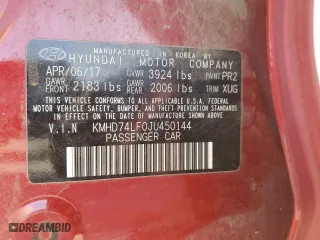 2018 Hyundai Elantra SE with VIN KMHD74LF0JU450144, listed as a Copart auction lot 44837065 with 95,382 mi miles and Salvage Title. Bid and sale history available at carsss.com. Image 12.
