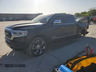 2019 Ram 1500 Limited z VIN 1C6SRFHT9KN787964, wystawiony jako Copart lot #52957905 z przebiegiem 129 997 mil mil oraz Szkoda całkowita • Salvage title. Historia ofert i sprzedaży dostępna na DreamBid. Obrazek 1.