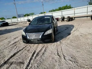 2015 Nissan Sentra SV with VIN 3N1AB7AP6FY285047, listed as a Copart auction lot 54151275 with 104,978 mi miles and Salvage Title. Bid and sale history available at DreamBid. Image 13.
