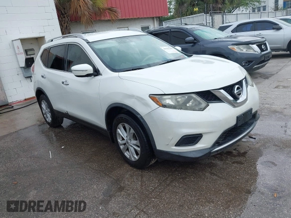 2015 Nissan Rogue S with VIN KNMAT2MT9FP527207, listed as a IAAI auction lot 41927365 with 139,876 mi miles and . Bid and sale history available at DreamBid. Image 1.