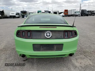 2014 Ford Mustang V6 with VIN 1ZVBP8AM5E5267551, listed as a Copart auction lot 56055935 with 153,842 mi miles and Salvage title. Bid and sale history available at DreamBid. Image 6.